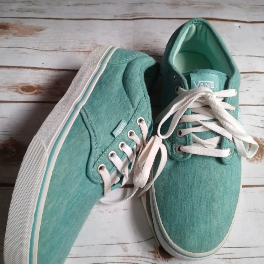NWOT Teal Women's Vans